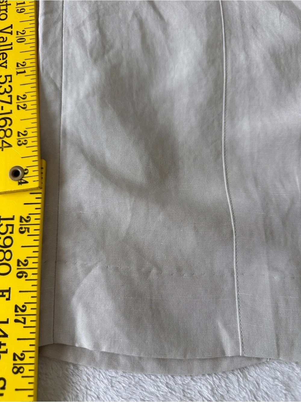 Banana Republic High Rise Tencel Linen Pants with Belt Taupe Size 16